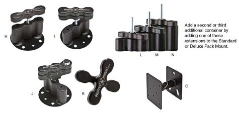 Rotopax Fuel jug and water can Mounting Hardware Rotopax Fuel jug and water can Mounting Hardware